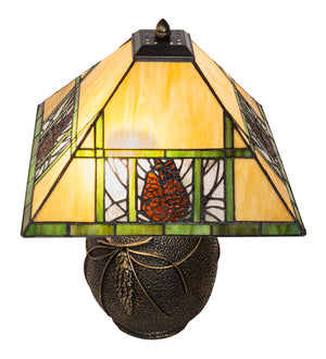 Meyda Tiffany - 67850 - Two Light Table Lamp - Pinecone Ridge - Bronze