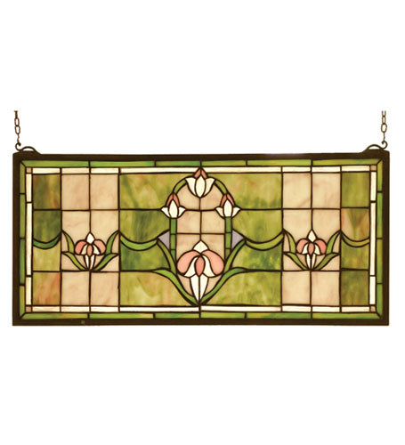 Meyda Tiffany - 98463 - Window - Tulips Transom - Yajalt Jaw Beige