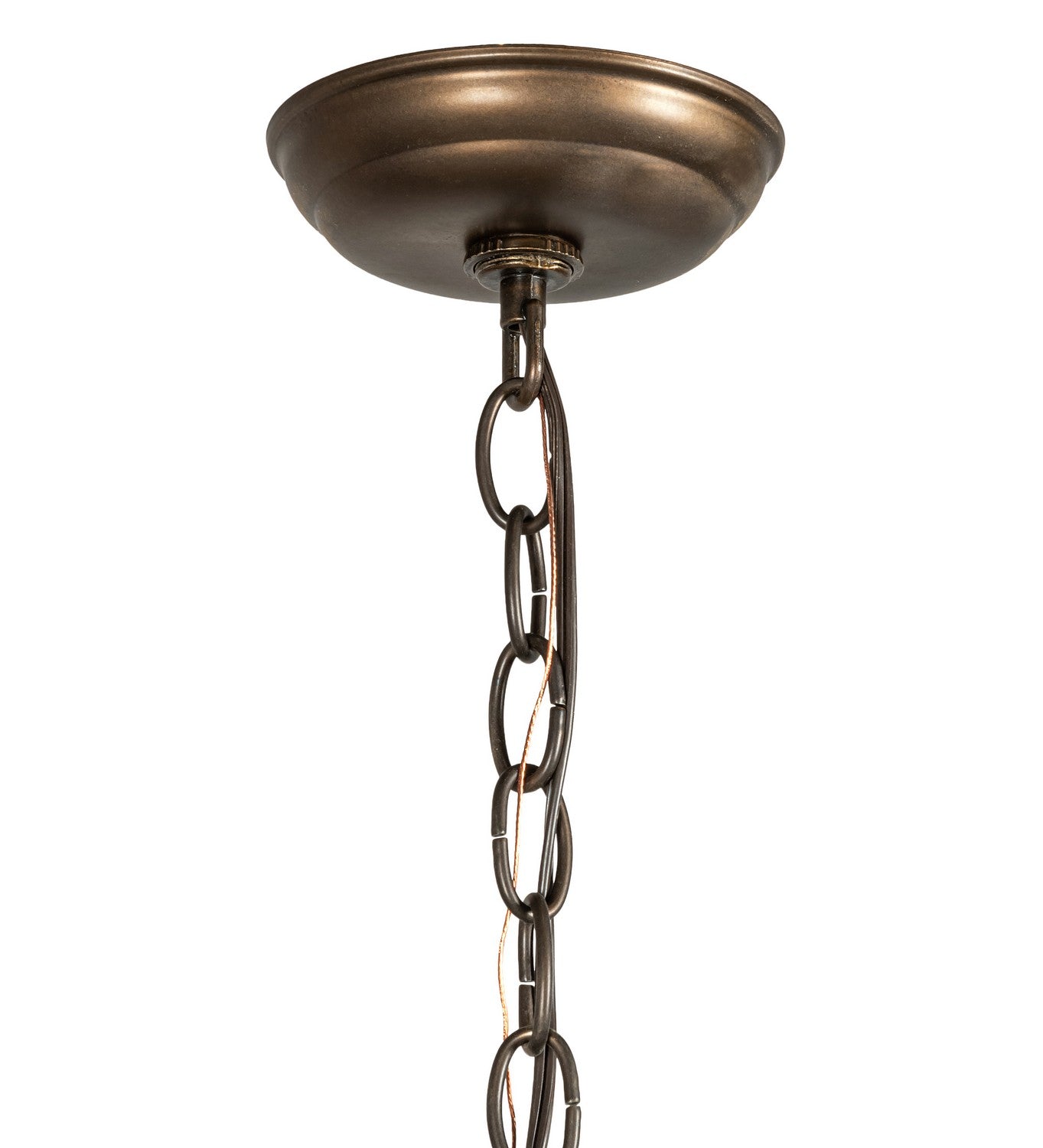 Meyda Tiffany - 98688 - Two Light Pendant - Train - Antique Copper