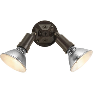 Progress Lighting - P5212-20 - Two Light Adjustable Swivel Flood Light - Par Lampholder - Antique Bronze