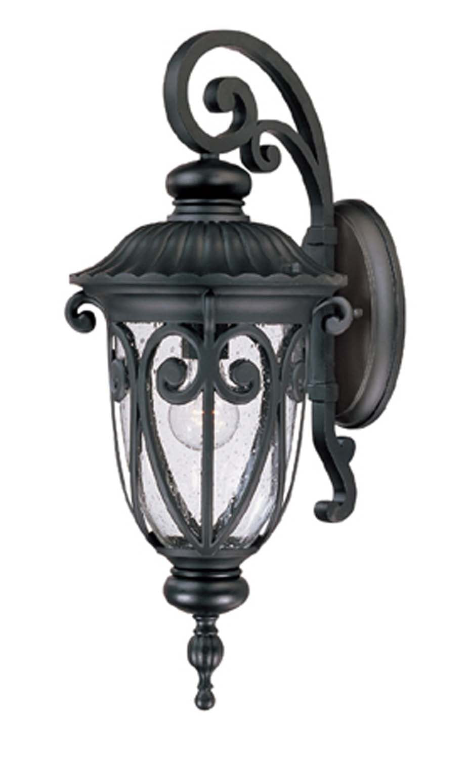 Acclaim Lighting - 2112BK - One Light Wall Sconce - Naples - Matte Black