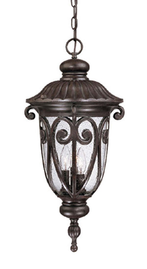 Acclaim Lighting - 2126MM - Three Light Hanging Lantern - Naples - Marbleized Mahogany