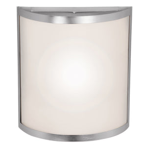 Access - 20439-BS/OPL - Two Light Wall Fixture - Artemis Basic - Brushed Steel