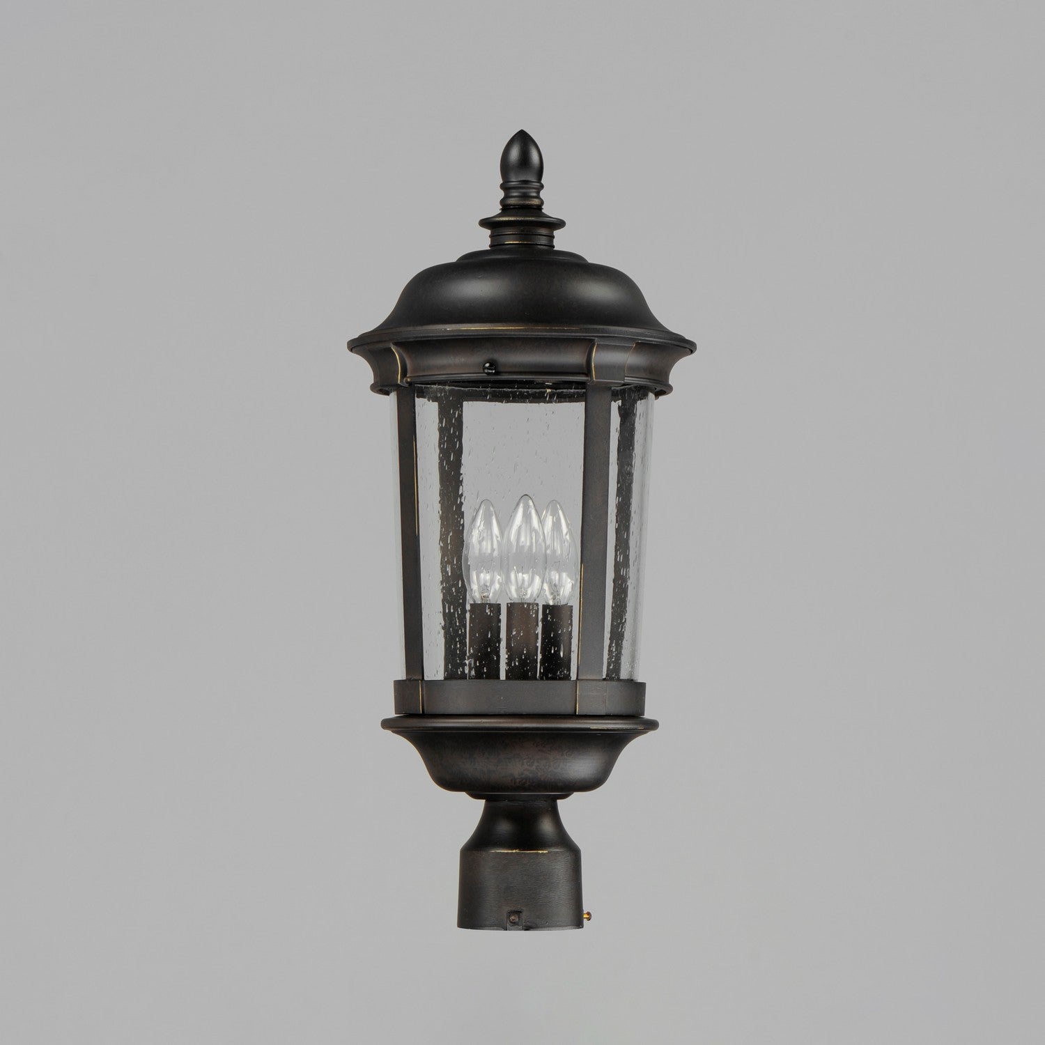 Maxim - 3021CDBZ - Three Light Outdoor Pole/Post Lantern - Dover DC - Bronze