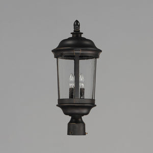 Maxim - 3021CDBZ - Three Light Outdoor Pole/Post Lantern - Dover DC - Bronze