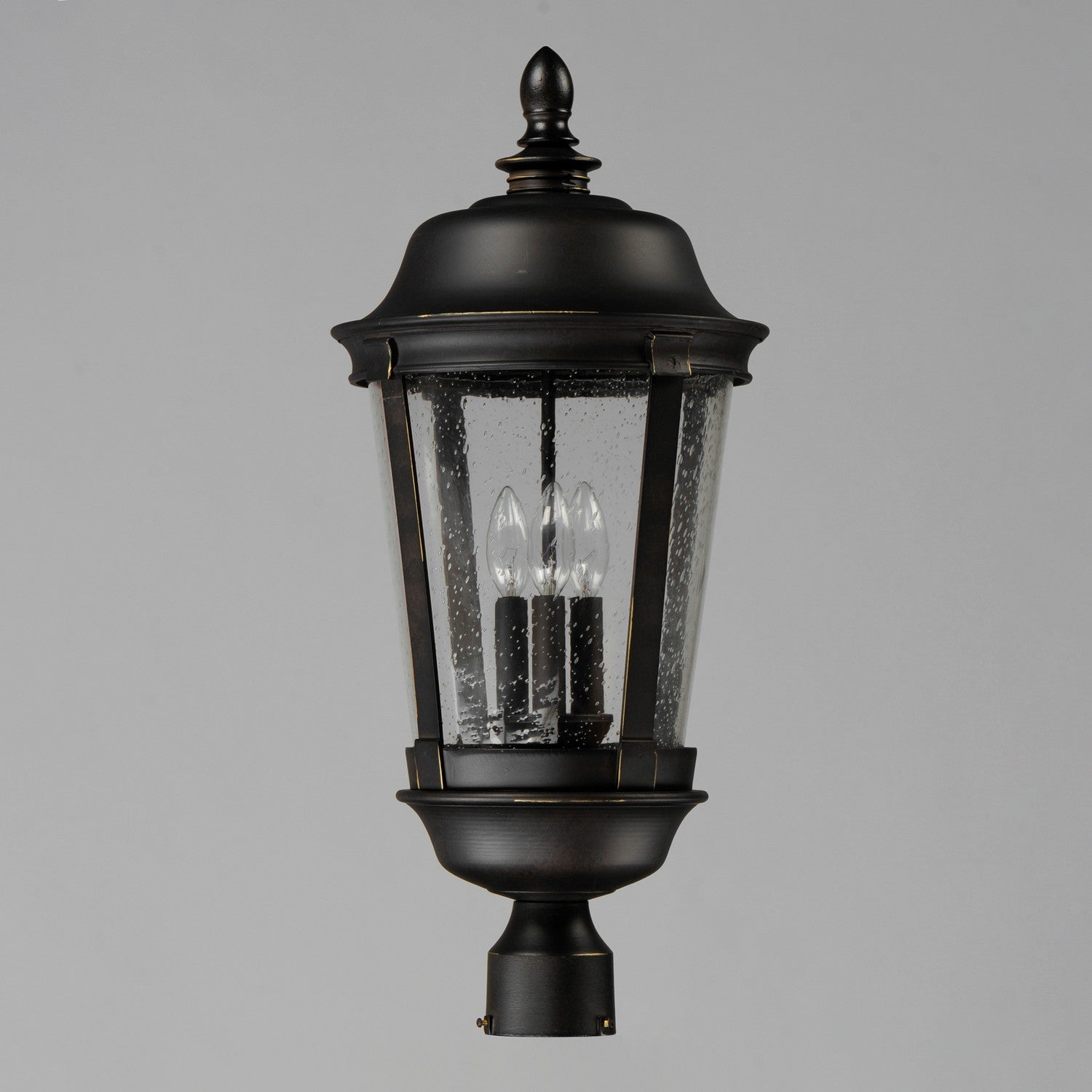 Maxim - 3022CDBZ - Three Light Outdoor Pole/Post Lantern - Dover DC - Bronze