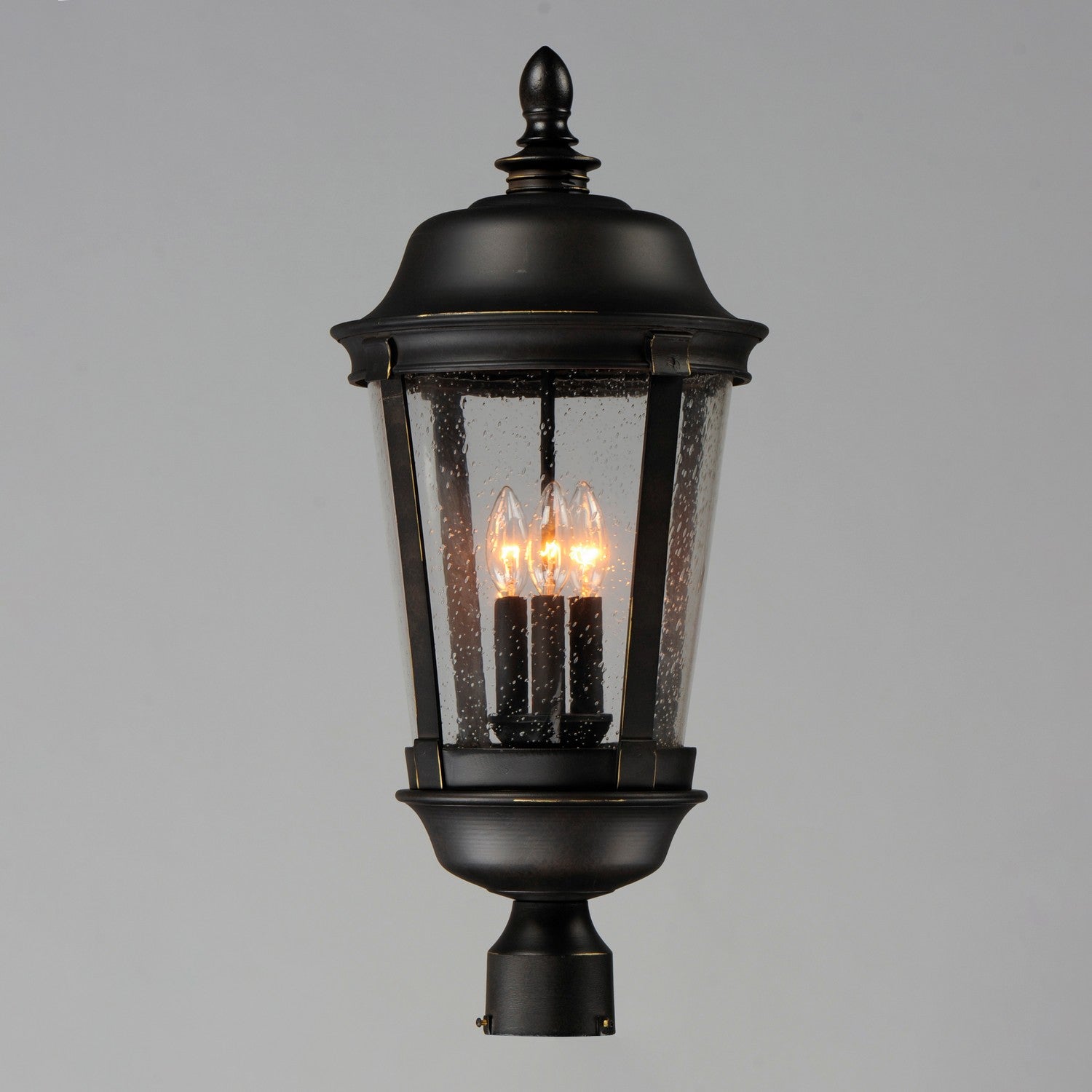 Maxim - 3022CDBZ - Three Light Outdoor Pole/Post Lantern - Dover DC - Bronze