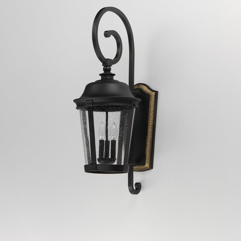 Maxim - 3025CDBZ - Three Light Outdoor Wall Lantern - Dover DC - Bronze