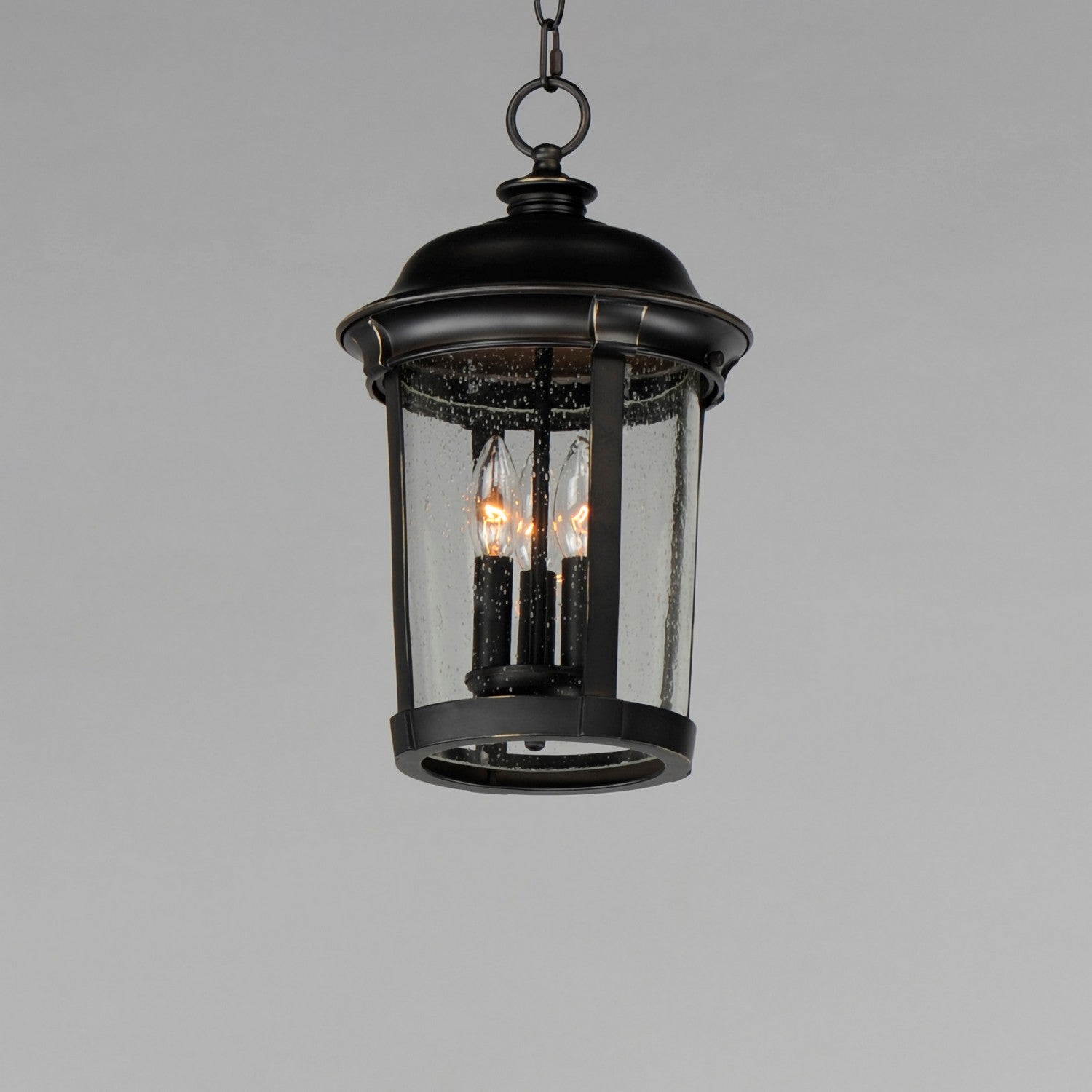 Maxim - 3028CDBZ - Three Light Outdoor Hanging Lantern - Dover DC - Bronze