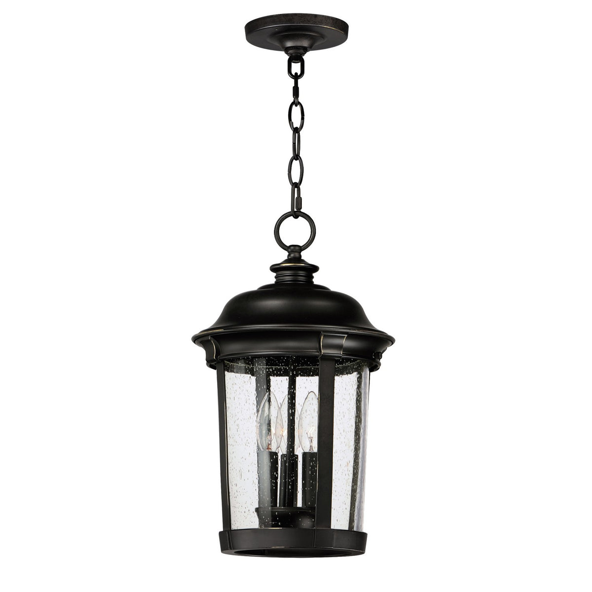 Maxim - 3028CDBZ - Three Light Outdoor Hanging Lantern - Dover DC - Bronze