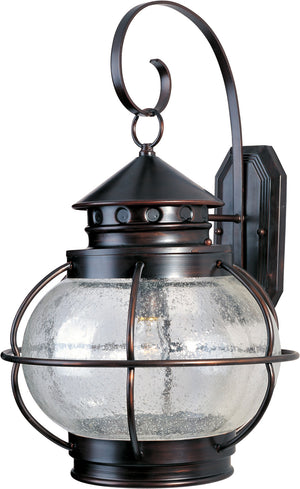 Maxim - 30504CDOI - One Light Outdoor Wall Lantern - Portsmouth - Oil Rubbed Bronze