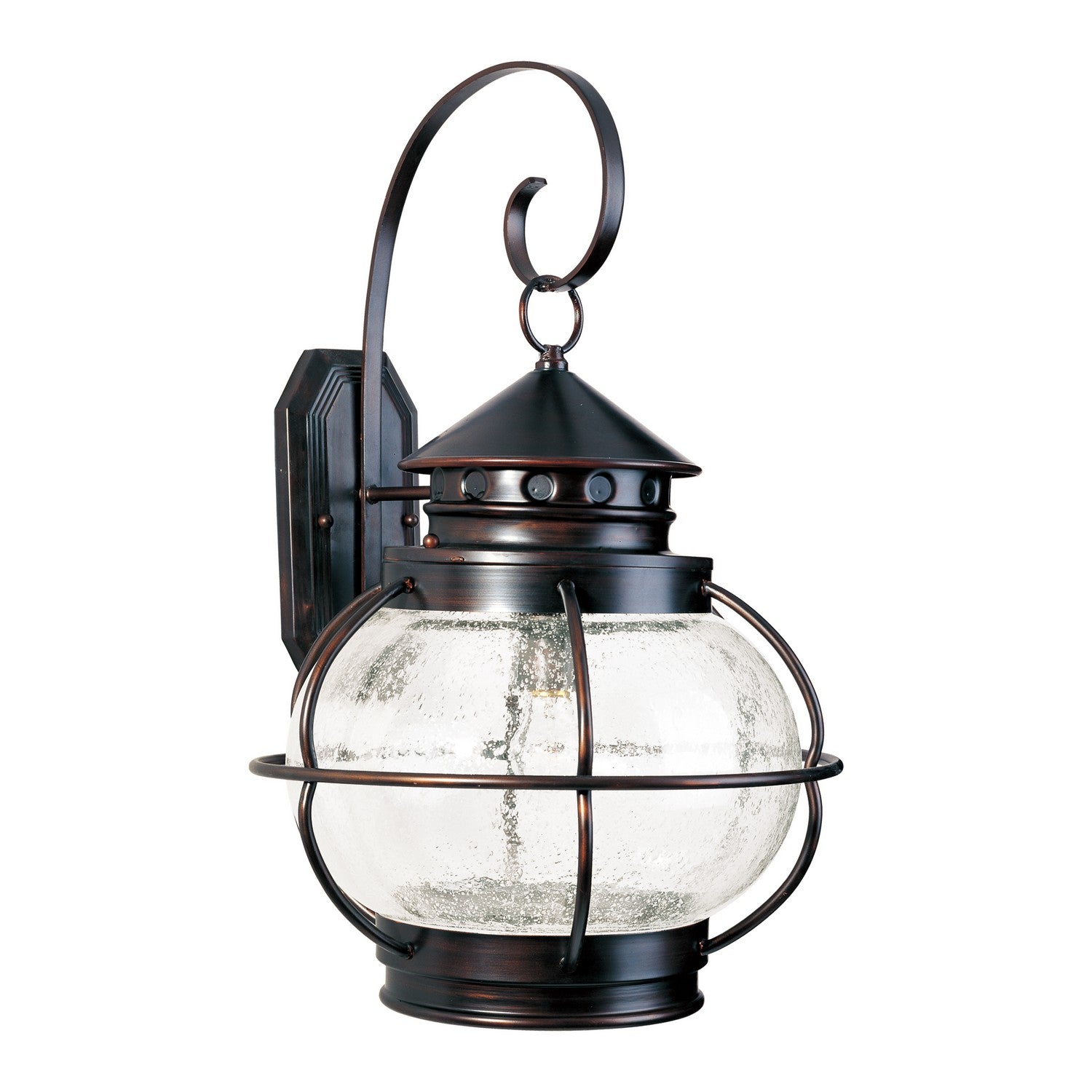 Maxim - 30504CDOI - One Light Outdoor Wall Lantern - Portsmouth - Oil Rubbed Bronze