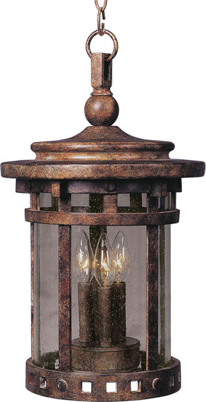 Maxim - 3138CDSE - Three Light Outdoor Hanging Lantern - Santa Barbara DC - Sienna