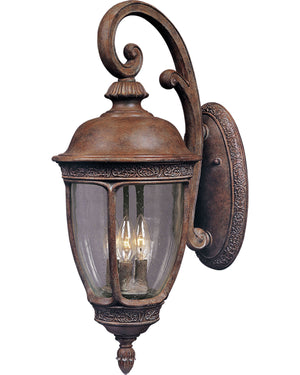 Maxim - 3465CDSE - Three Light Outdoor Wall Lantern - Knob Hill DC - Sienna