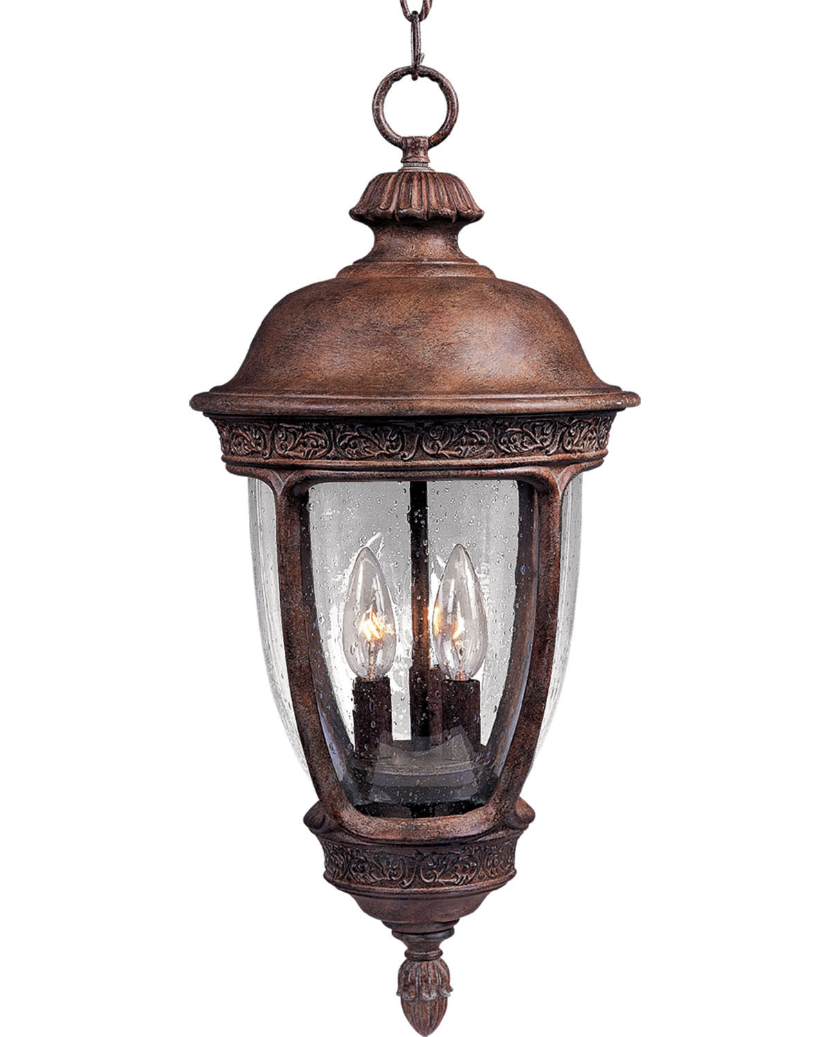 Maxim - 3468CDSE - Three Light Outdoor Hanging Lantern - Knob Hill DC - Sienna