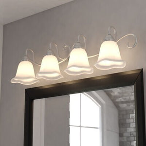 Vaxcel - BL-VLD004BN - Four Light Vanity - Bella - Brushed Nickel