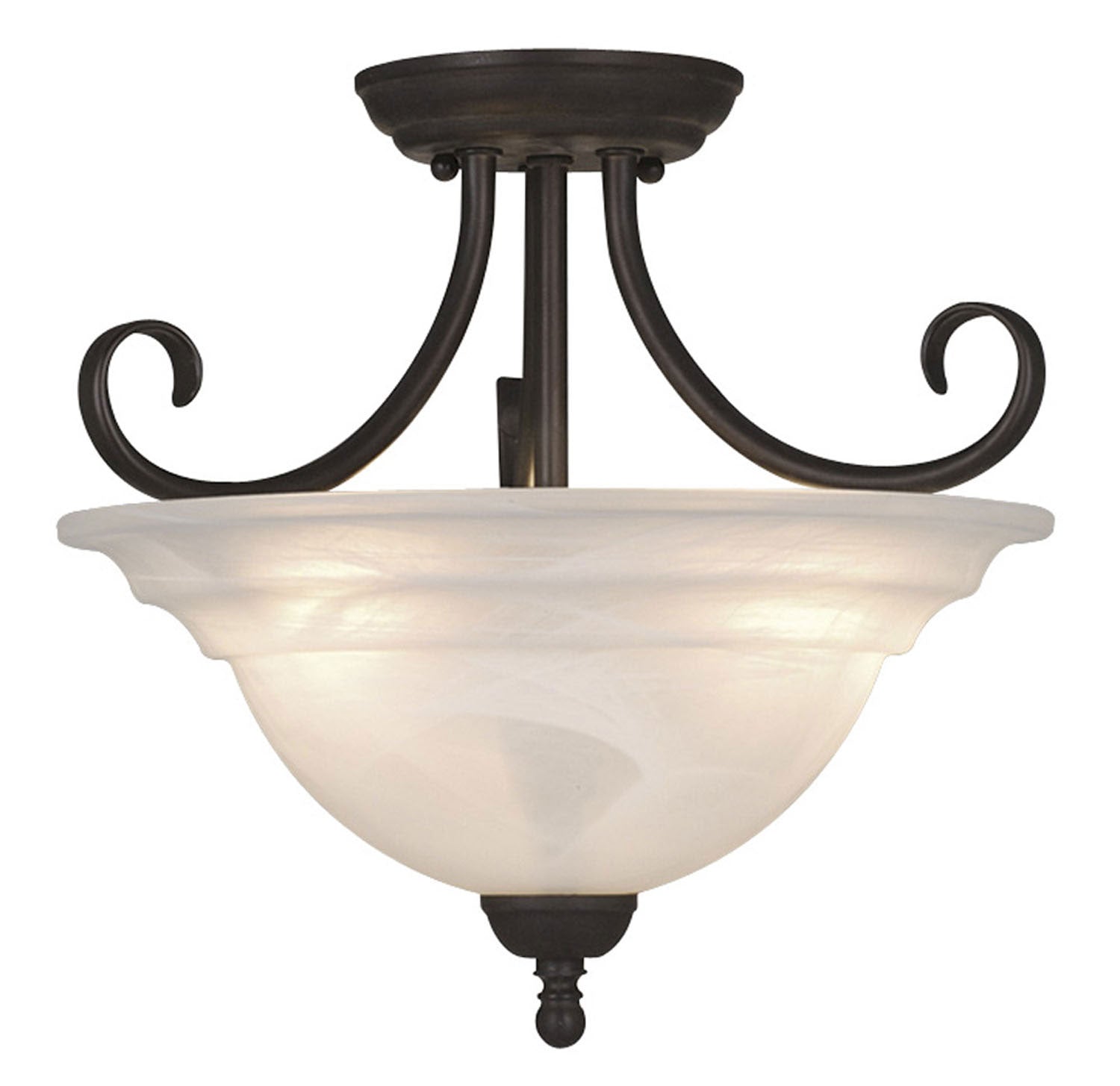 Vaxcel - CF65353OBB - Three Light Semi Flush Mount - Babylon - Oil Burnished Bronze