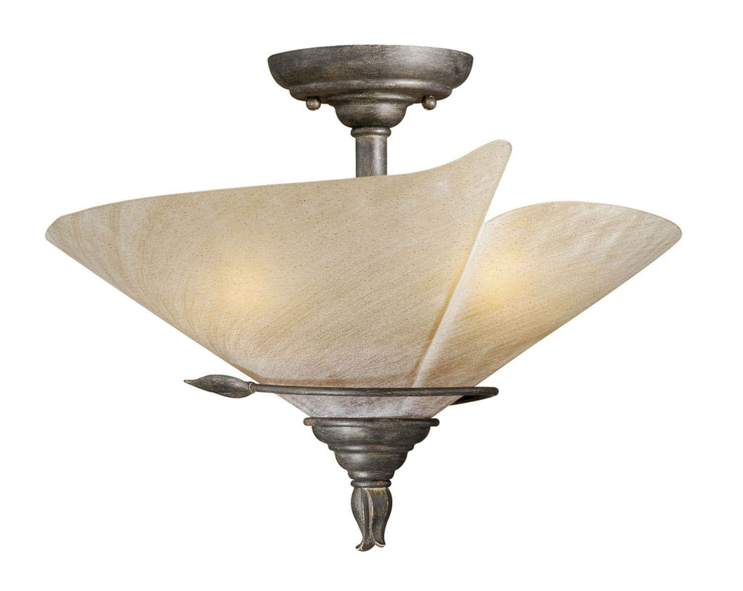 Vaxcel Capri Semi Flush Mount