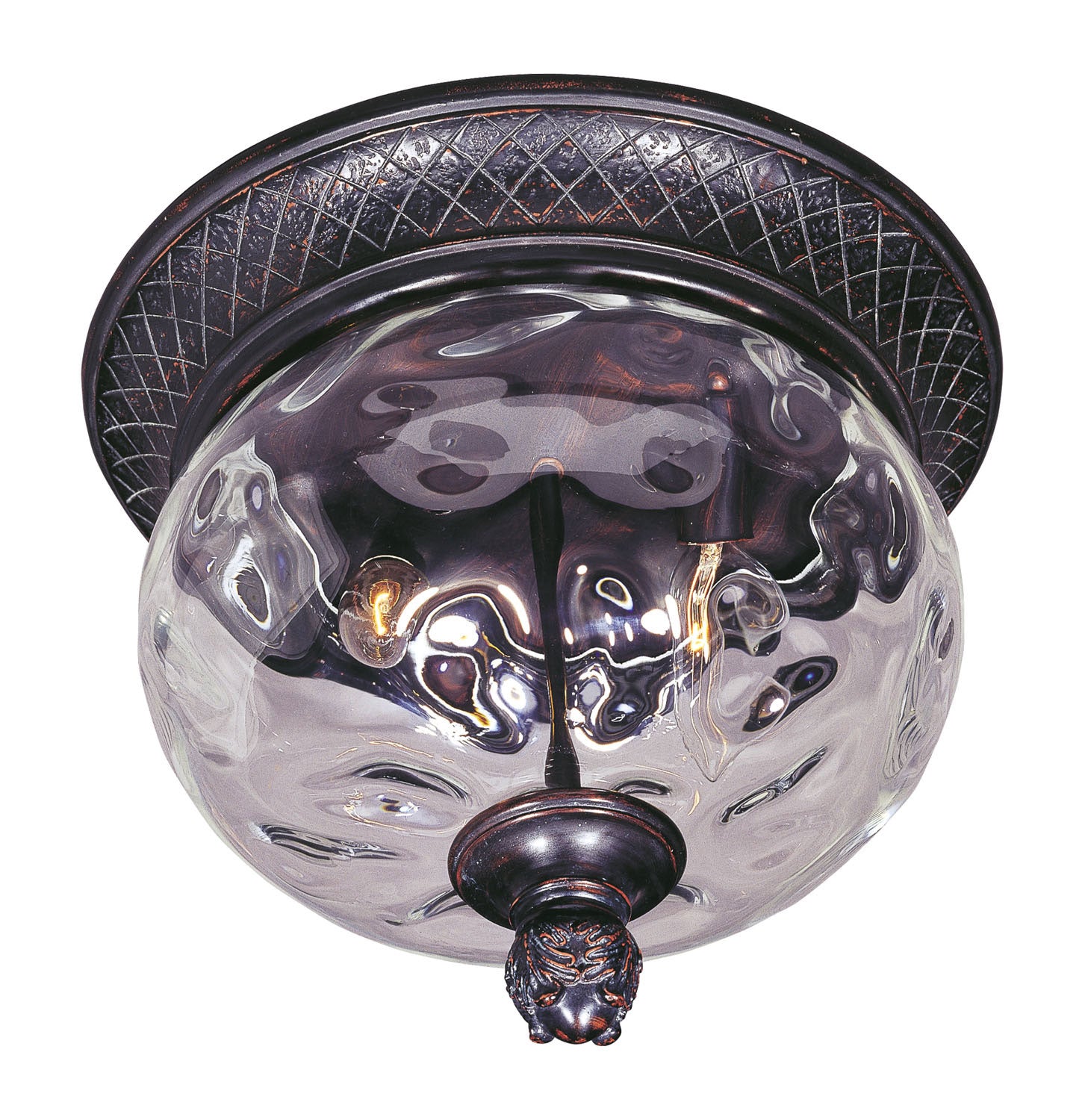 Maxim - 3429WGOB - Two Light Outdoor Ceiling Mount - Carriage House DC - Oriental Bronze