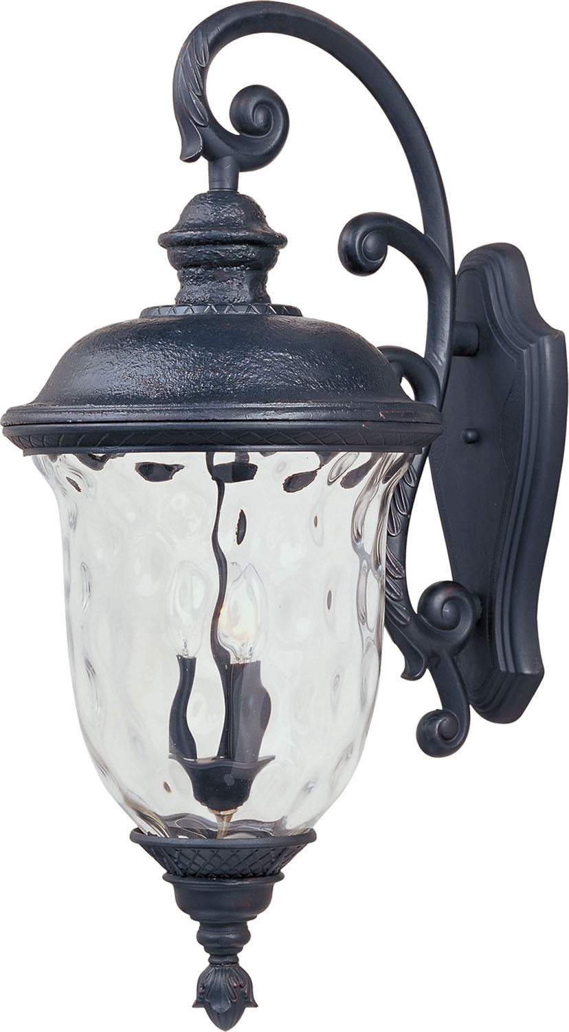 Maxim - 3498WGOB - Three Light Outdoor Wall Lantern - Carriage House DC - Oriental Bronze