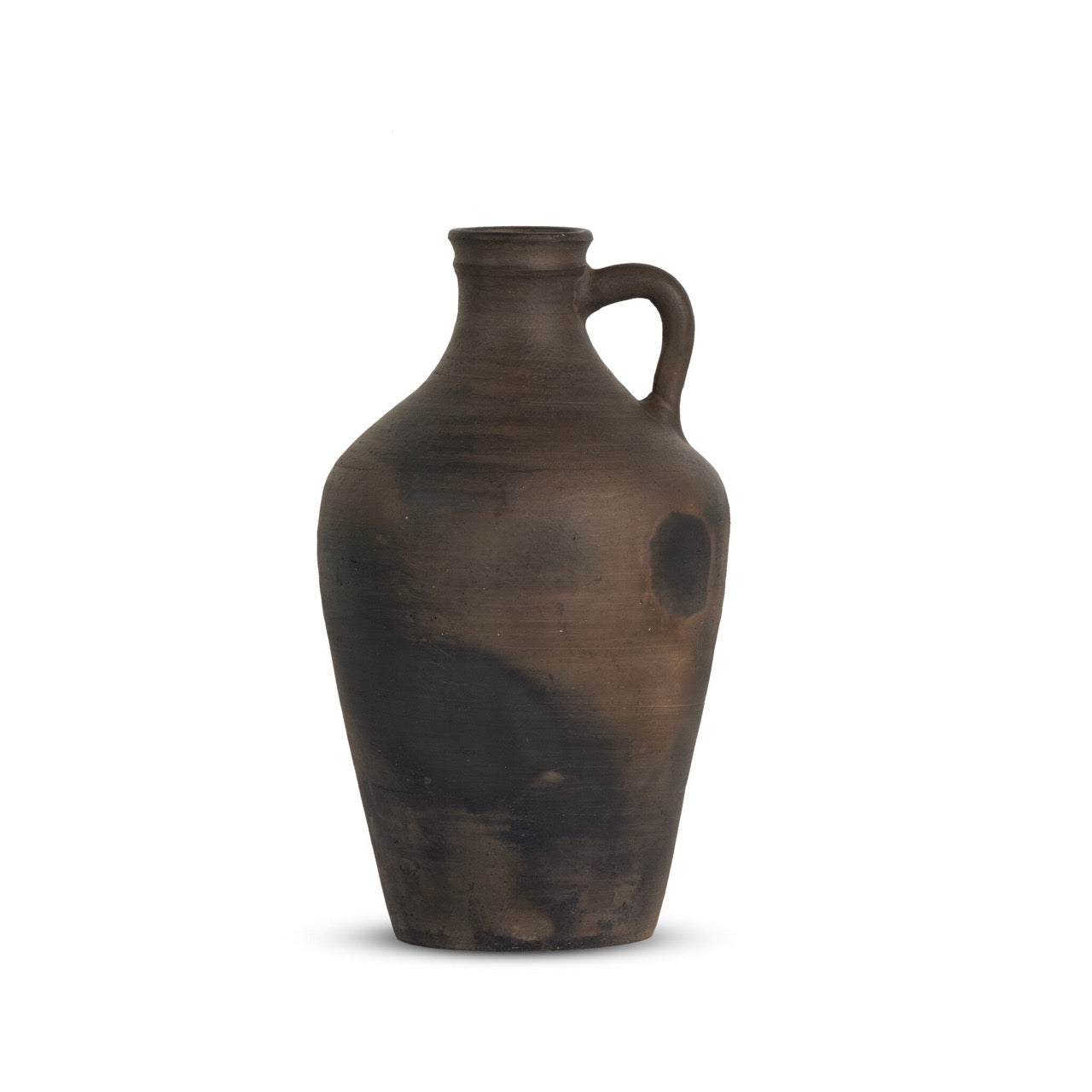 Kamari Vessel - Aged Black Terracotta