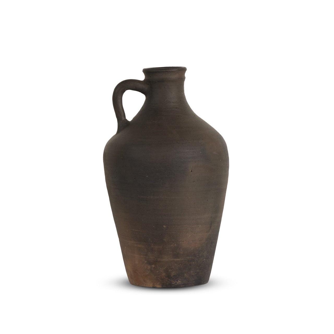 Kamari Vessel - Aged Black Terracotta