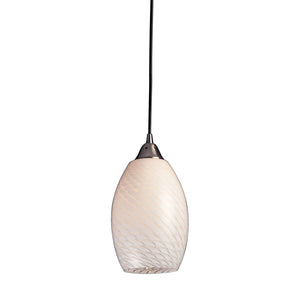 ELK Home - 517-1WS - One Light Mini Pendant - Mulinello - Satin Nickel