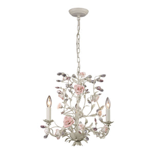 ELK Home - 8091/3 - Three Light Chandelier - Heritage - Cream