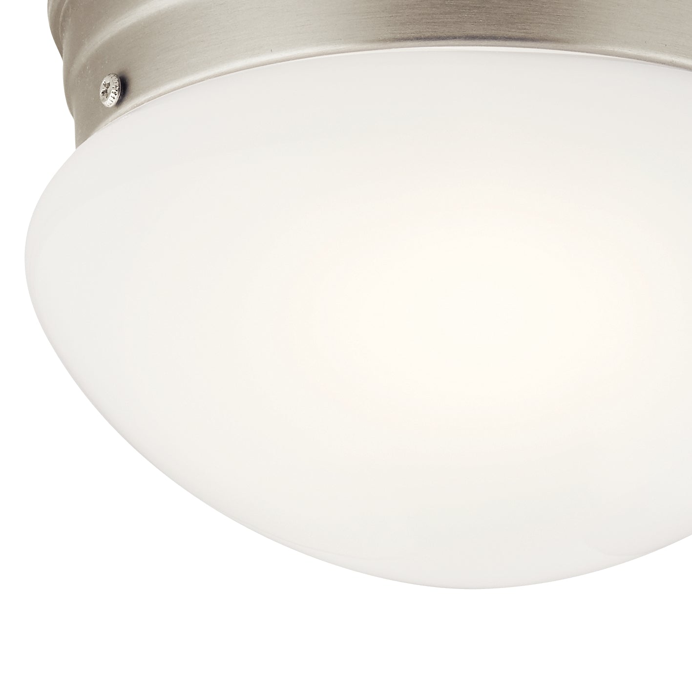 Kichler - 206NI - One Light Flush Mount - Ceiling Space - Brushed Nickel