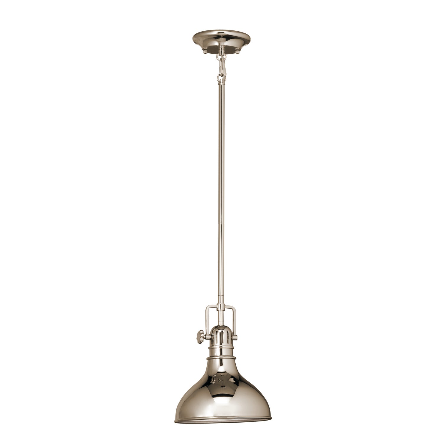 Kichler - 2664PN - One Light Mini Pendant - Hatteras Bay - Polished Nickel