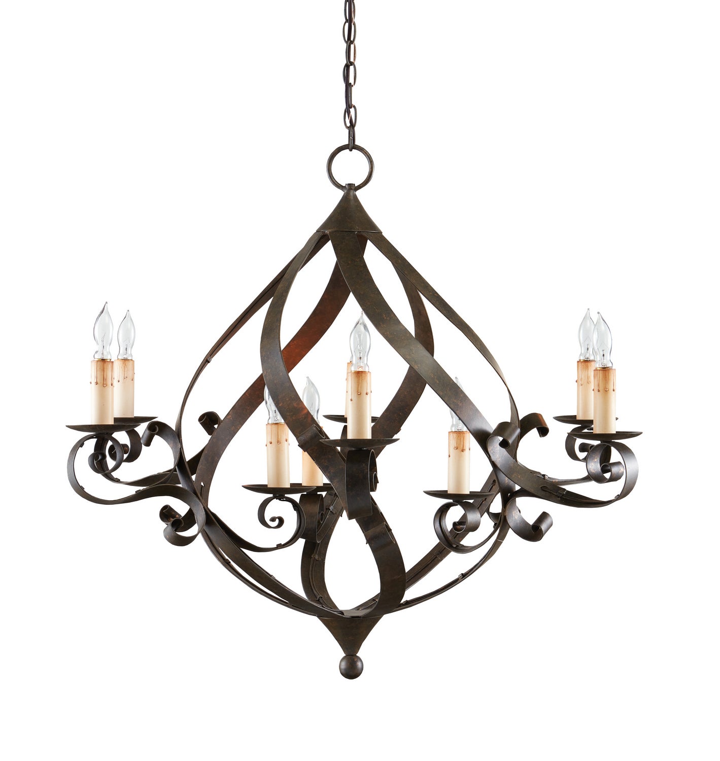 Currey and Company - 9528 - Nine Light Chandelier - Gramercy - Mayfair