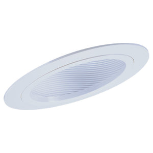 Generation Lighting. - 1121-14 - 6"Sloped Baffle Trim - Recessed Trims - White Trim / Baffle