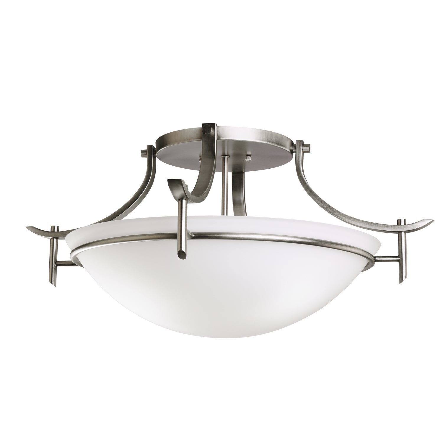 Kichler - 3606AP - Three Light Semi Flush Mount - Olympia - Antique Pewter