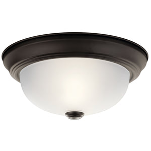 Kichler - 8111OZ - Two Light Flush Mount - Olde Bronze