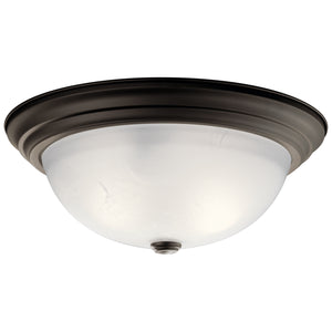 Kichler - 8116OZ - Three Light Flush Mount - Olde Bronze