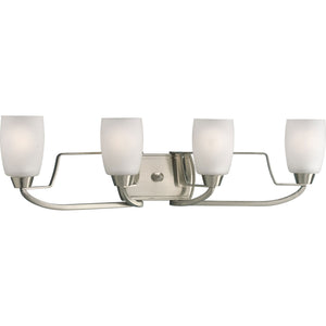 Progress Lighting - P2797-09 - Four Light Bath - Wisten - Brushed Nickel