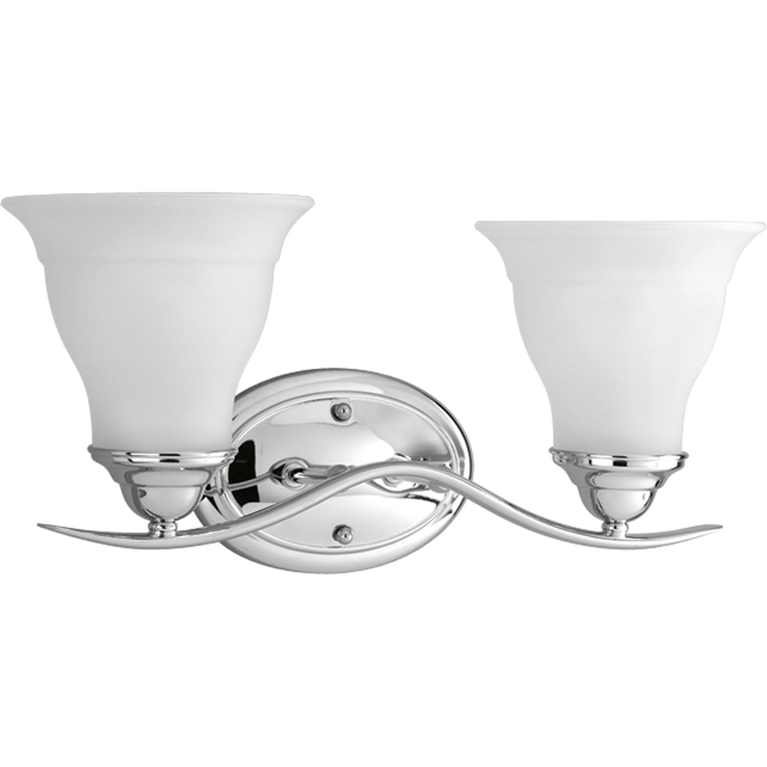 Progress Lighting - P3191-15 - Two Light Bath Bracket - Trinity - Polished Chrome