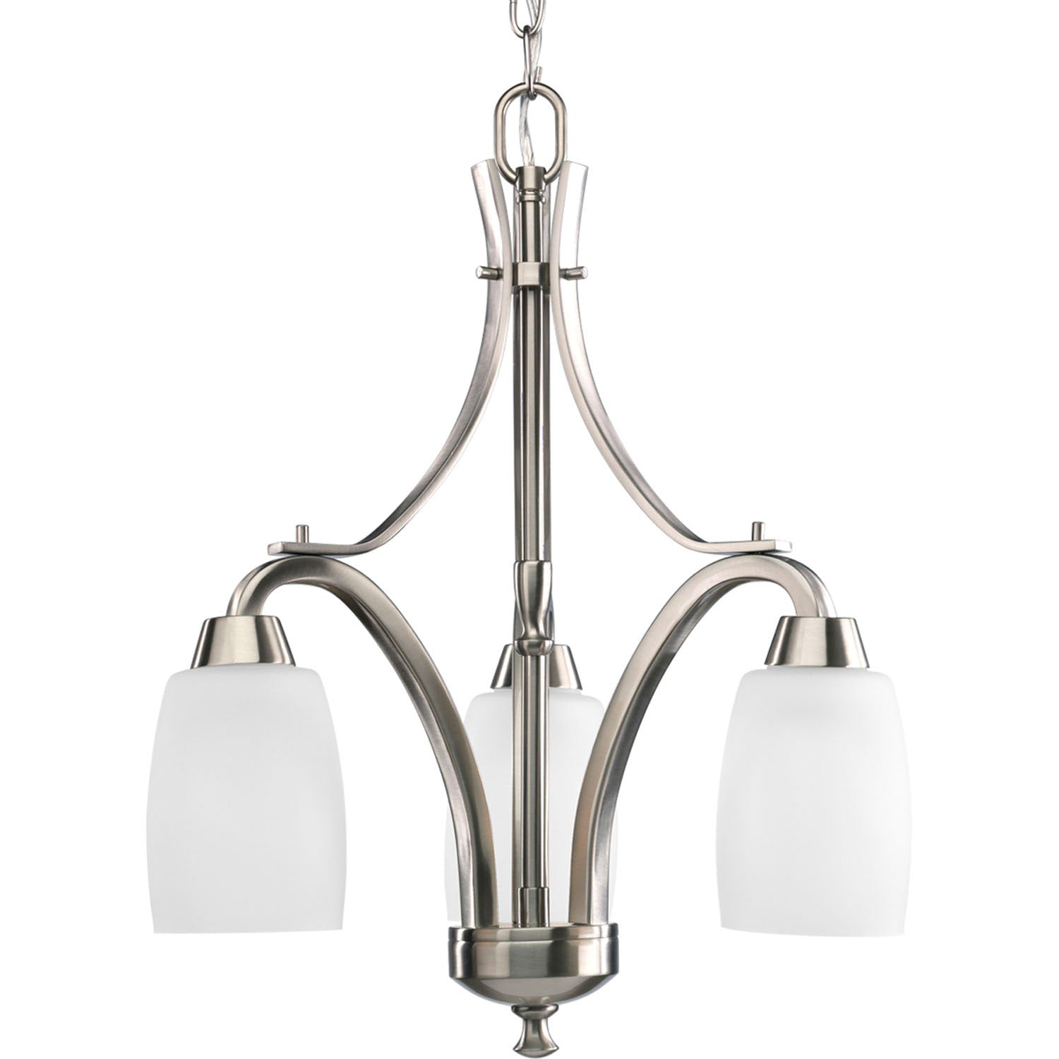 Progress Lighting - P4434-09 - Three Light Chandelier - Wisten - Brushed Nickel