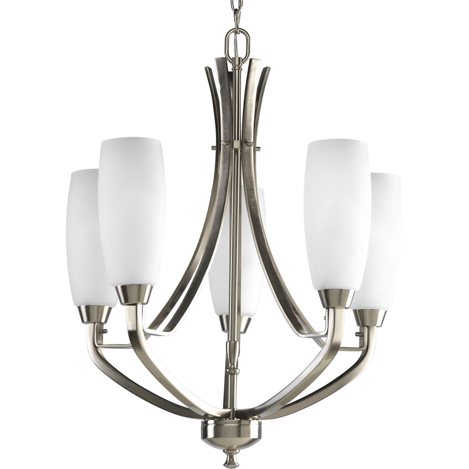 Progress Lighting - P4436-09 - Five Light Chandelier - Wisten - Brushed Nickel