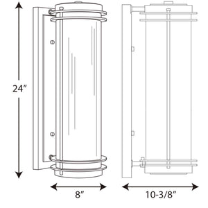 Progress Lighting - P5899-108 - Two Light Wall Lantern - Penfield - Oil Rubbed Bronze