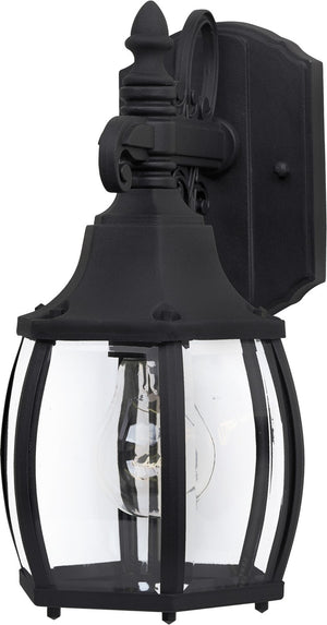 Maxim - 1031BK - One Light Outdoor Wall Lantern - Crown Hill - Black