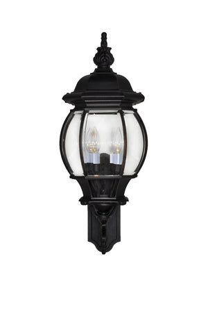 Maxim - 1037BK - Four Light Outdoor Wall Lantern - Crown Hill - Black