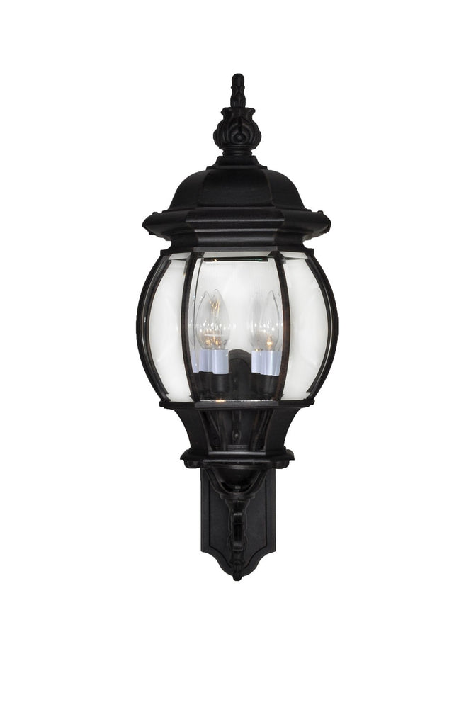 Maxim - 1037BK - Four Light Outdoor Wall Lantern - Crown Hill - Black