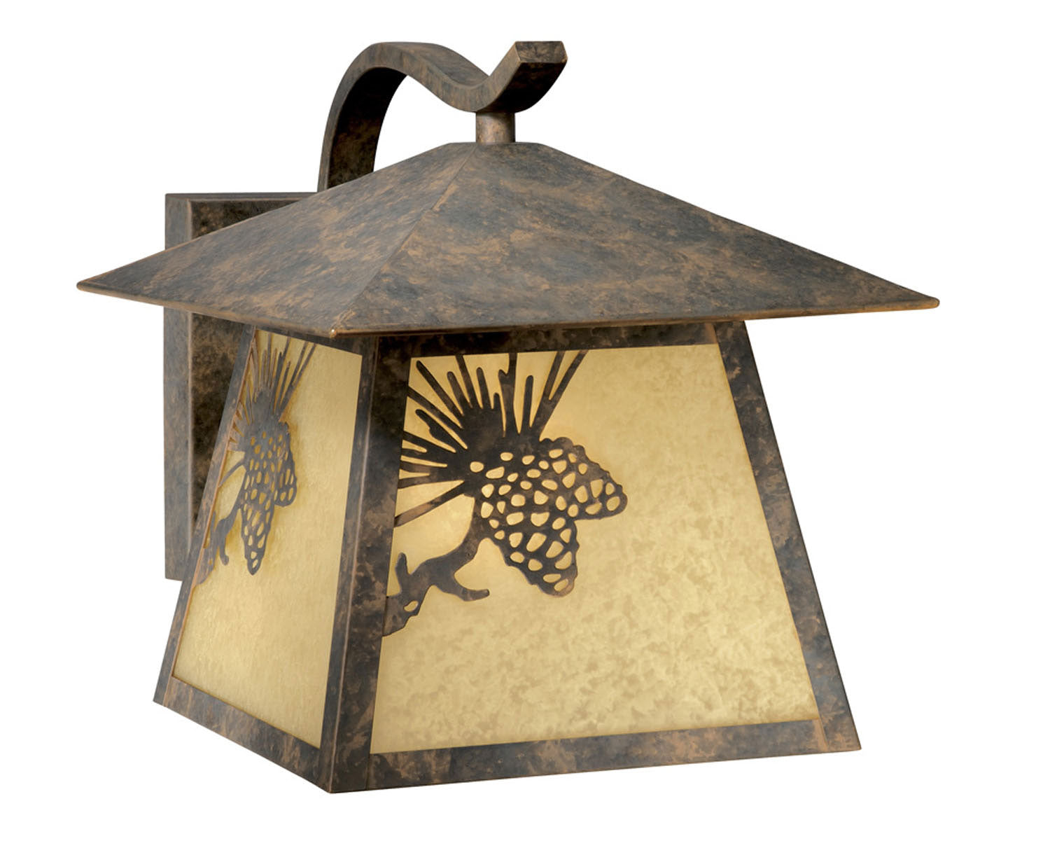 Vaxcel - OW50593OA - One Light Outdoor Wall Mount - Whitebark - Olde World Patina