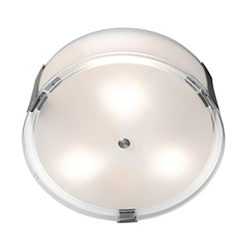 Access - 50120-BS/OPL - Three Light Flush Mount - Tara - Brushed Steel