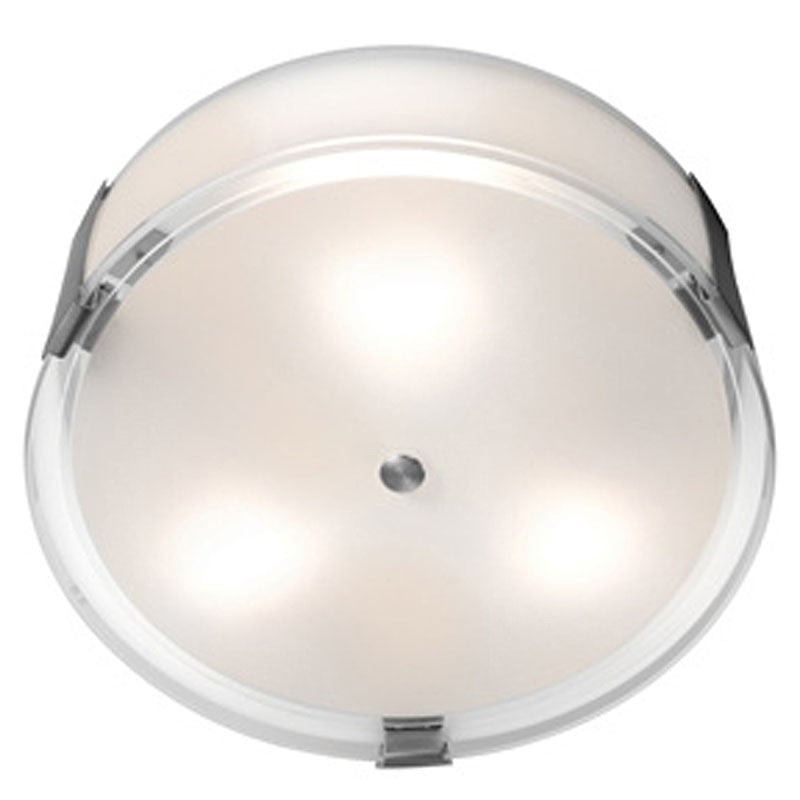 Access - 50121-BS/OPL - Three Light Flush Mount - Tara - Brushed Steel