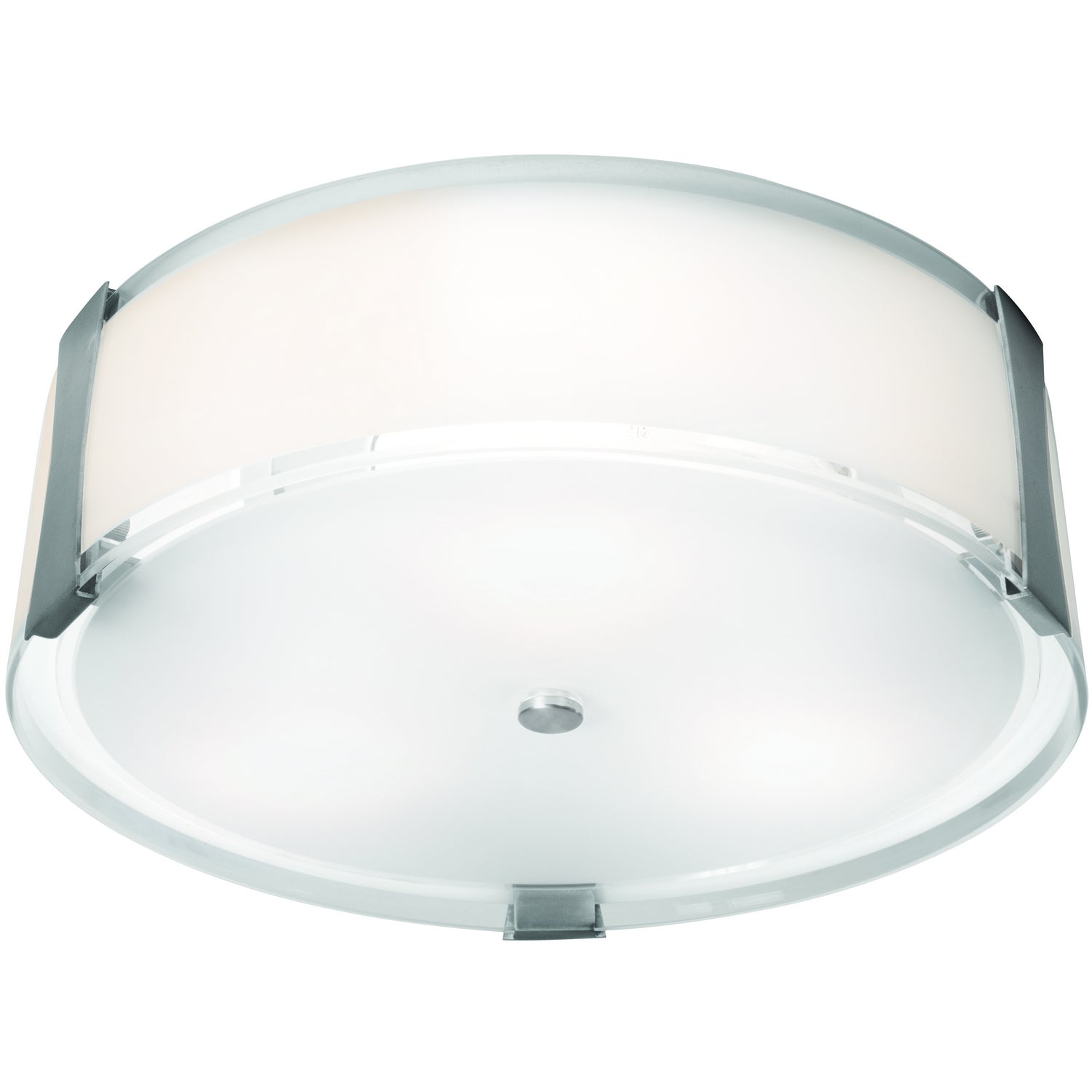 Access - 50121-BS/OPL - Three Light Flush Mount - Tara - Brushed Steel