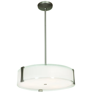 Access - 50123-BS/OPL - Three Light Pendant - Tara - Brushed Steel