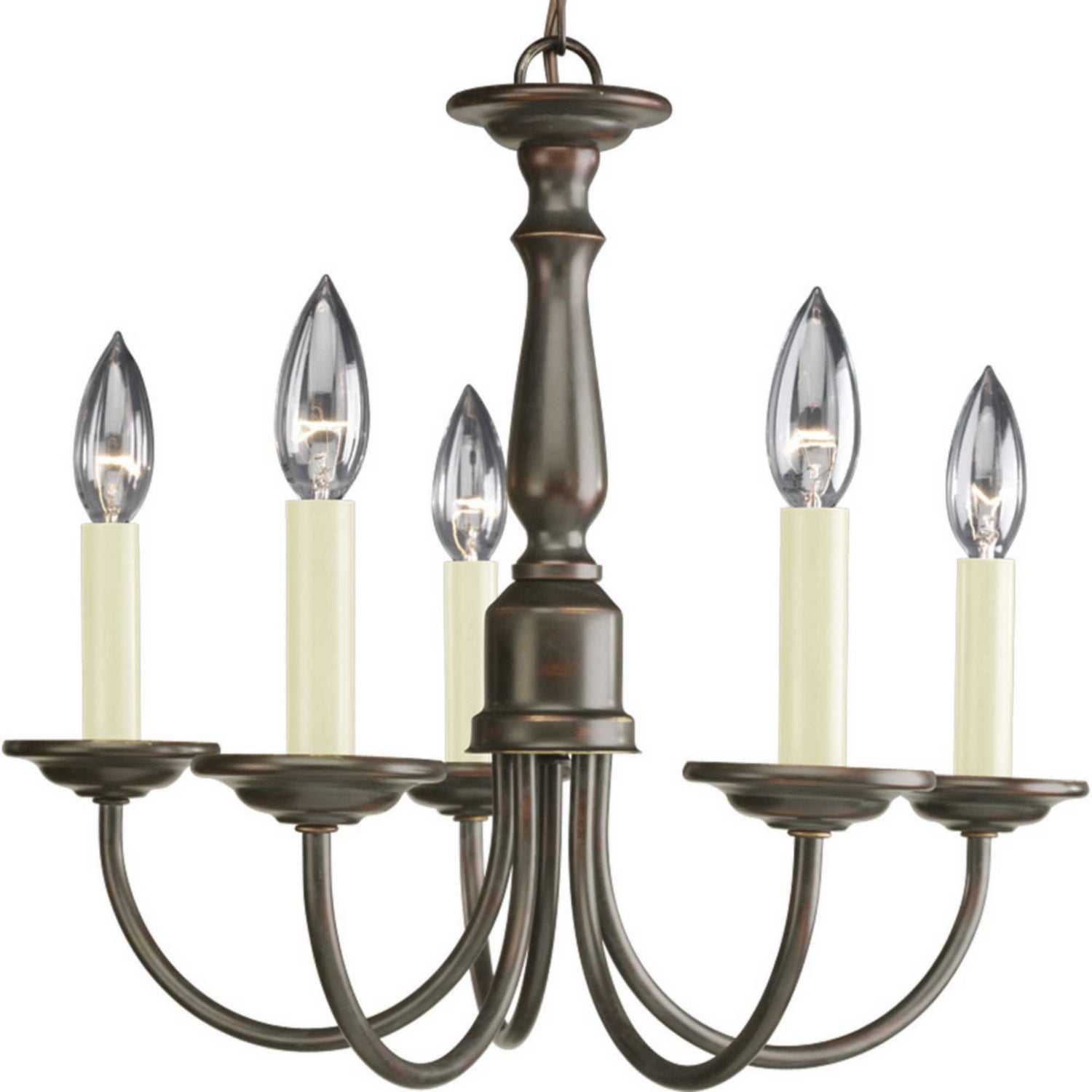 Progress Lighting - P4009-20 - Five Light Chandelier - Five Light - Antique Bronze