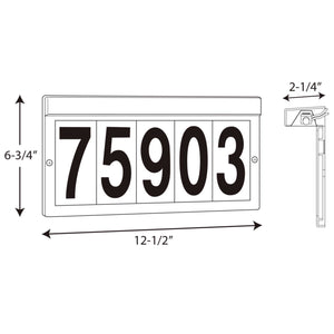 Progress Lighting - P5968-31WB - Two Light Address Light - Address Light - Black